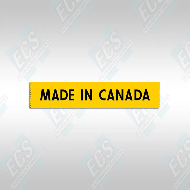 1970-71 Mopar: Turn Signal / Side Market "Made in Canada" Tag