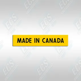 1970-71 Mopar: Turn Signal / Side Market "Made in Canada" Tag