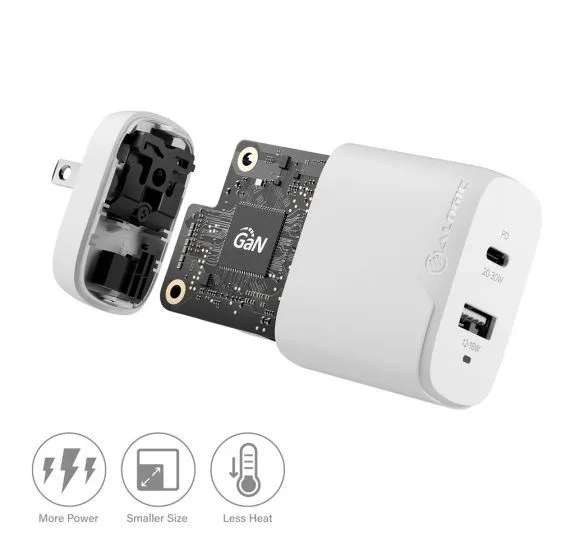 2 Port 32W Rapid Power USB-C GaN Wall Charger