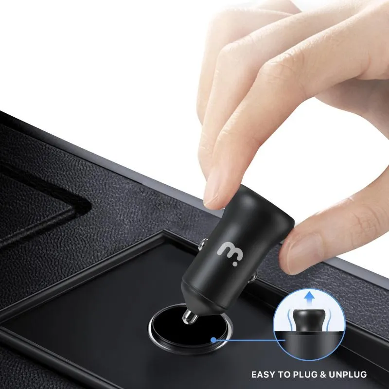 2-Port Quick Power Delivery Car Charger (30W)