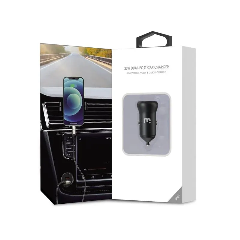 2-Port Quick Power Delivery Car Charger (30W)