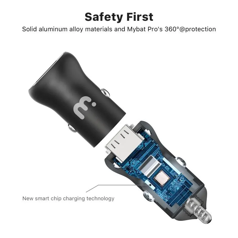2-Port Quick Power Delivery Car Charger (30W)