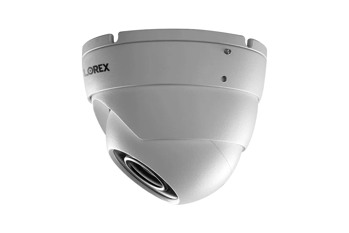 2K (5MP) Super HD Weatherproof Color Night Vision Dome Security Camera (2-pack)