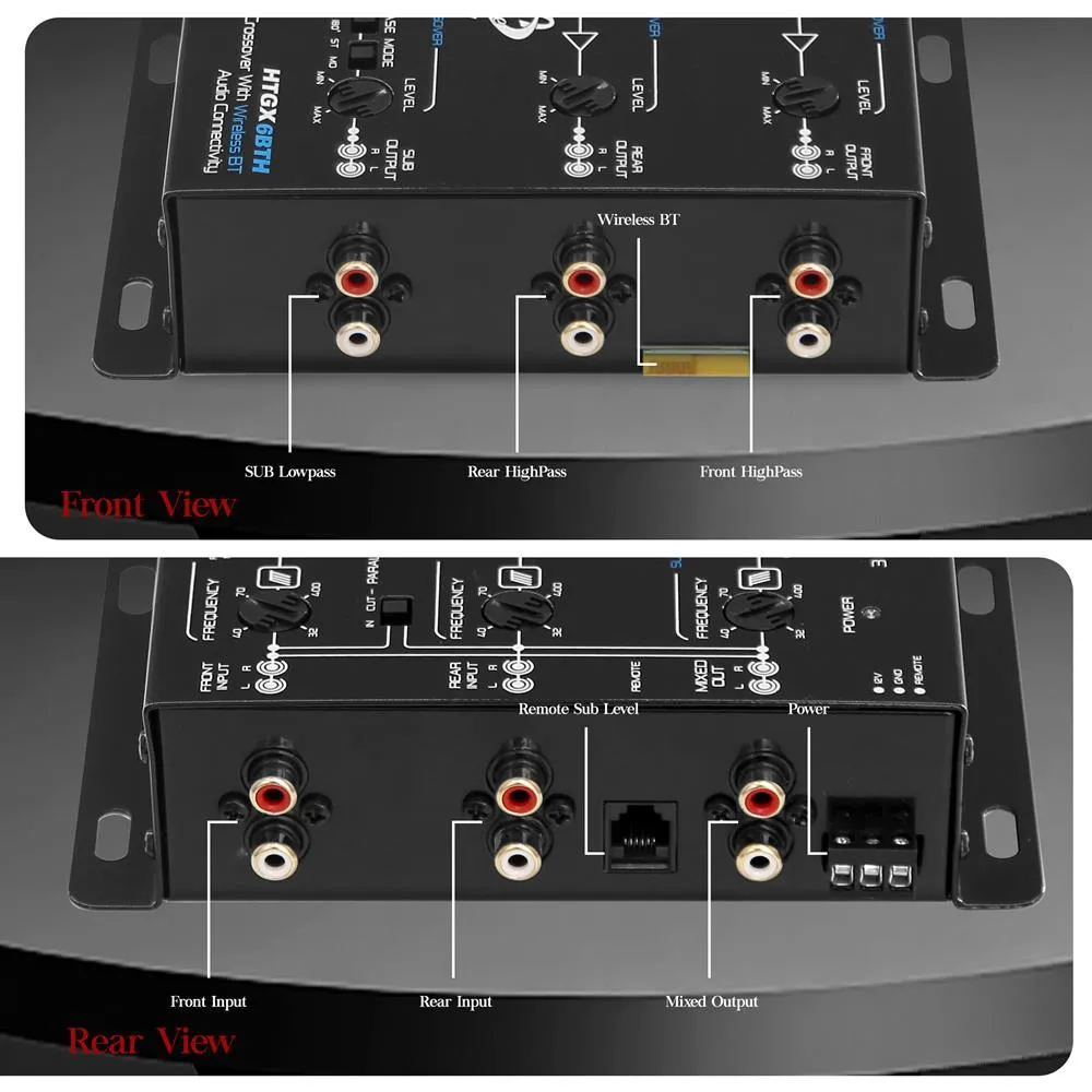 3 Way Active Crossover With Bluetooth Wireless Audio Connectivity