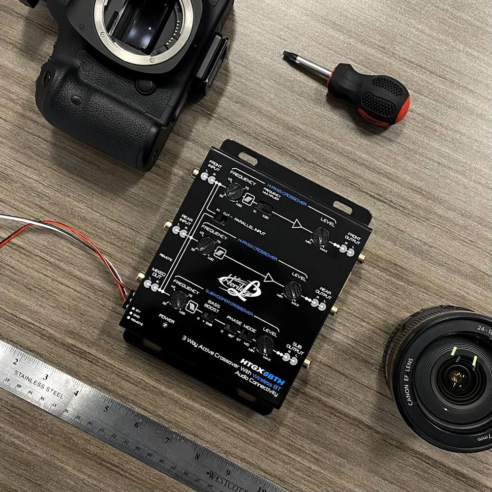 3 Way Active Crossover With Bluetooth Wireless Audio Connectivity