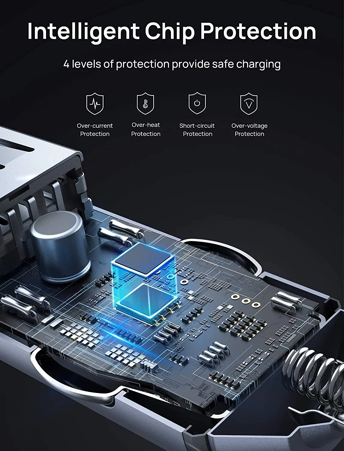 36W Metal Dual QC 3.0 Car Charger