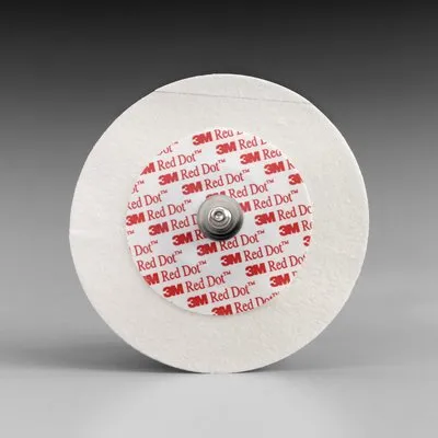 3M 2239 Red Dot Monitoring Electrode, 2.4" Diameter