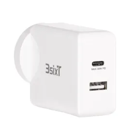 3sixT Wall Charger ANZ 30W USB-C PD   2.4A