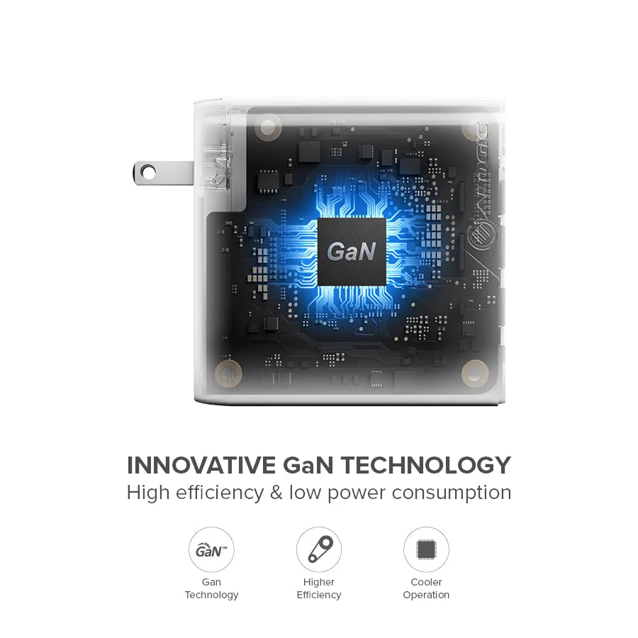 4 Port 100W GaN Charger - Includes 2m USB-C Cable