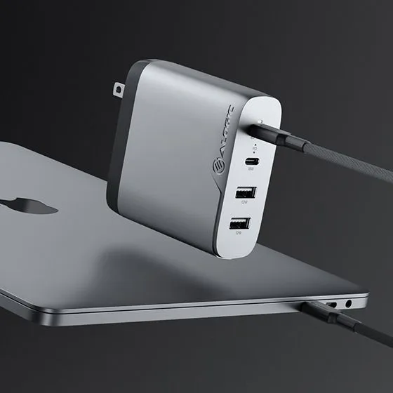 4 Port 100W GaN Charger - Includes 2m USB-C Cable
