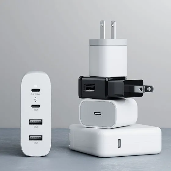 4 Port 100W GaN Charger - Includes 2m USB-C Cable
