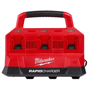 48-59-1809 Milwaukee M18 PACKOUT Six Bay Rapid Charger