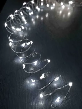 500 LED White Micro Bulb String Lights