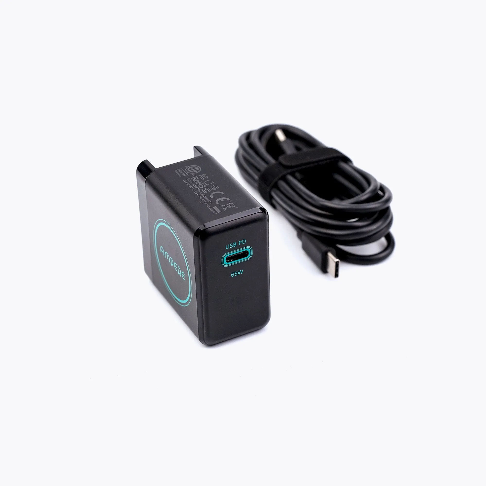 65W USB-C GaN PD Adapter