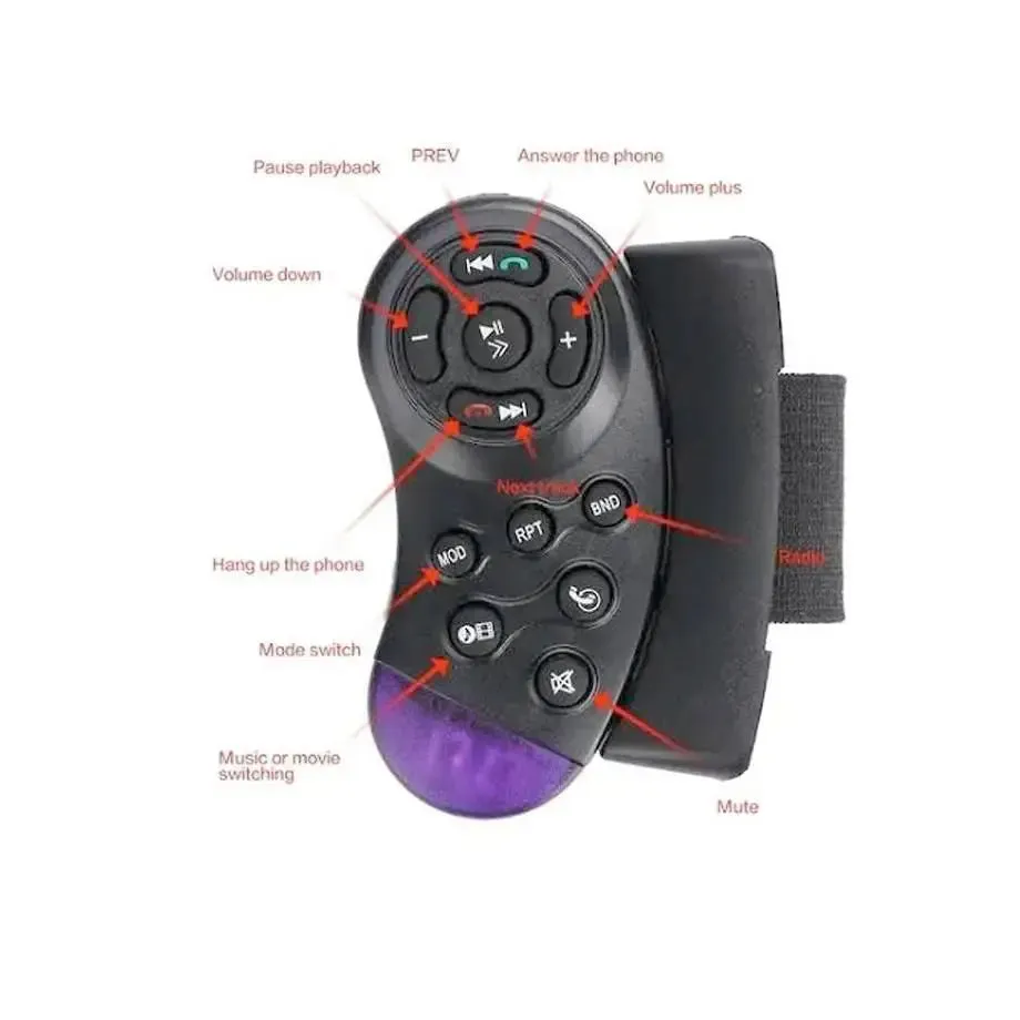 7 Inch Roadstar MP5 Double Din With Apple Carplay & Android Auto   Steering Wheel Control Remote