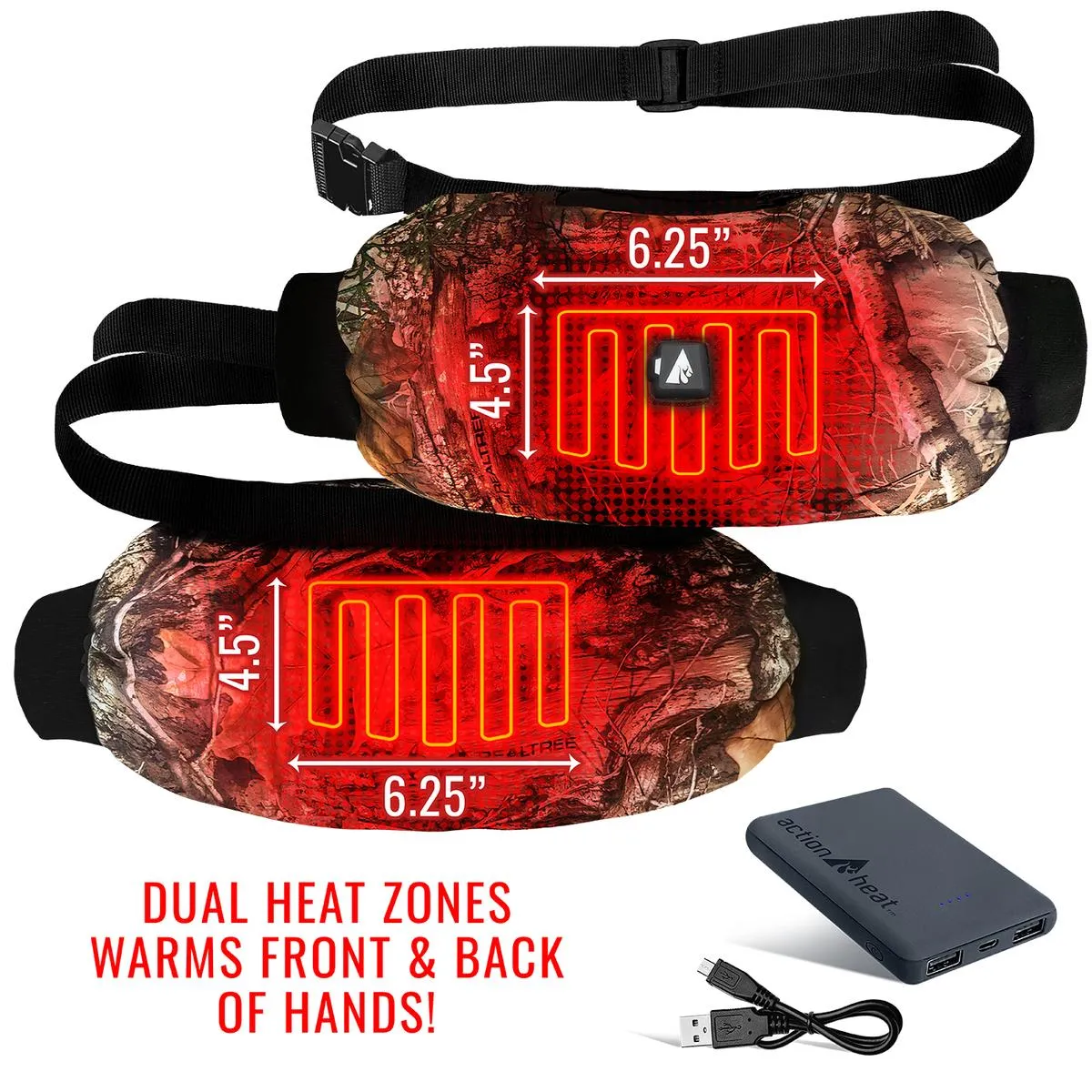 ActionHeat 5V Battery Heated Hunting Hand Warmer Muff