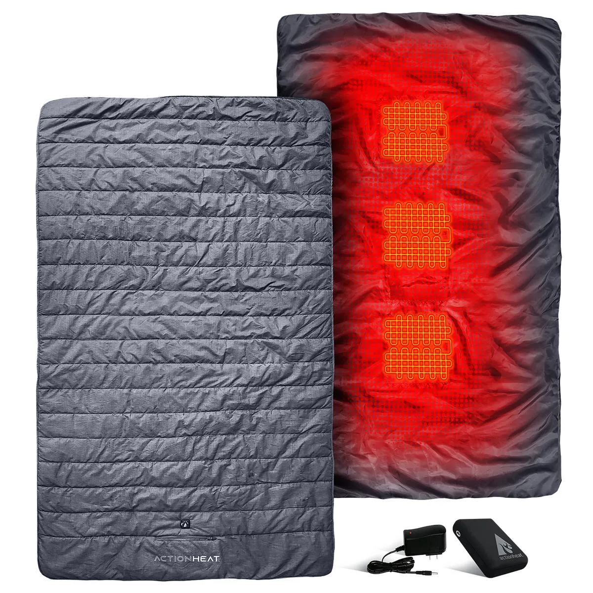 ActionHeat 7V Battery Heated Throw Blanket