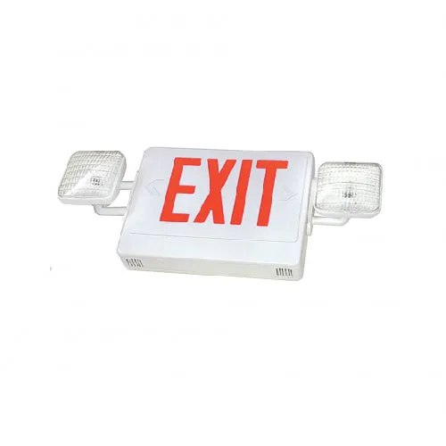Advantage Environmental Lighting XEM8U LED Exit & Incandescent Emergency Combo