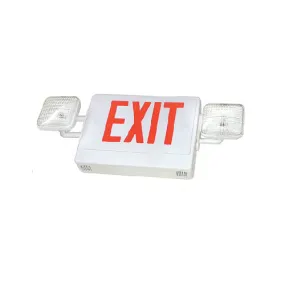 Advantage Environmental Lighting XEM8U LED Exit & Incandescent Emergency Combo