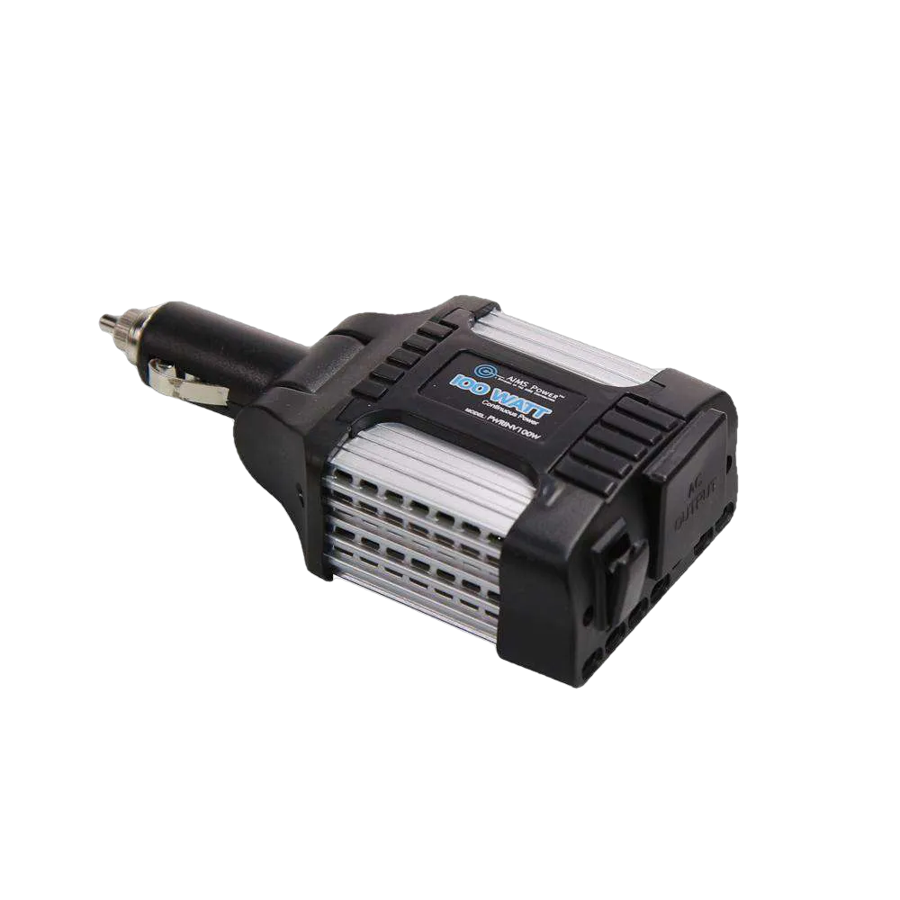 Aims Power PWRINV100W 100 Watt Power Inverter with USB Port New