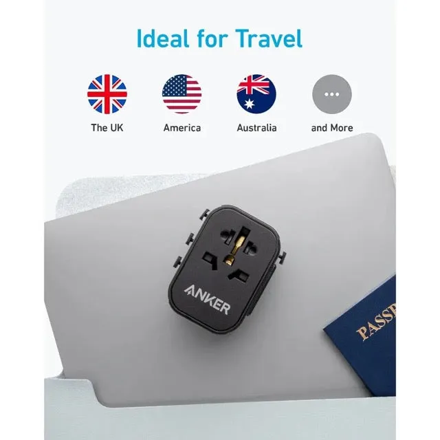 Anker PowerExtend Travel Adapter 30W With USB C Charger (A9212)