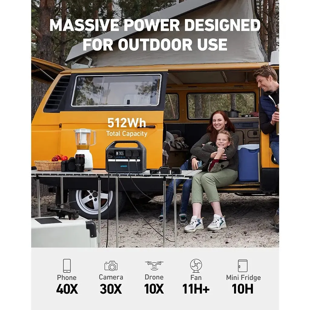 Anker Powerhouse 535 Portable Power Station, 512Wh Portable Generator A1751