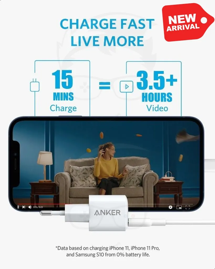 ANKER PowerPort III  Nano 20W UK White (A2620L22 )