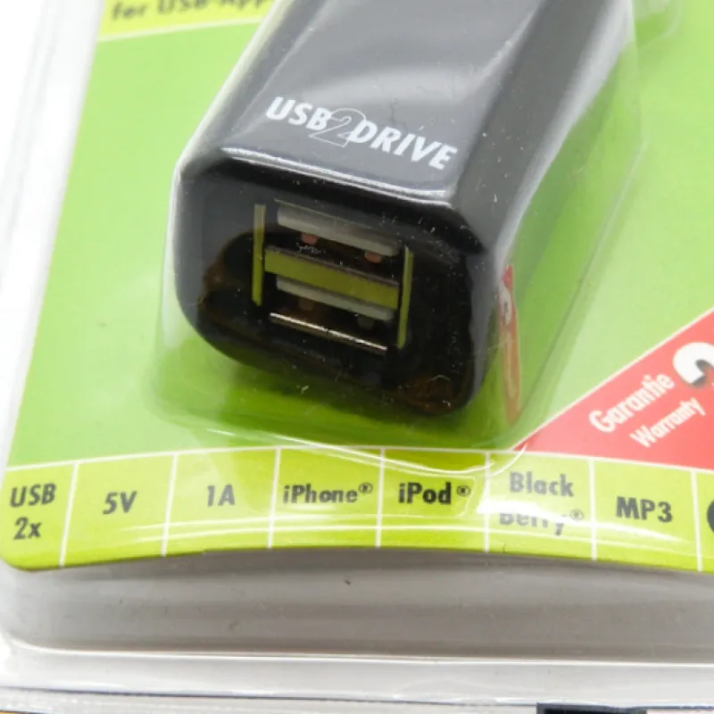 Ansmann 2 Port Carcharger For USB-Applications 5711013