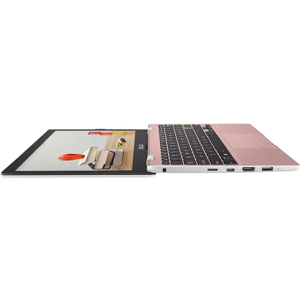 ASUS VivoBook E410MA 14 Inch Laptop, Intel Celeron N4020, 4 GB RAM, 64 GB eMMC, Windows 10 - Rose Gold