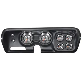 AutoMeter 7030 DIRECT FIT DASH KIT; BBODY/CHRGR/GTX/RDRNR/SAT 71-74; RPM/MPH/FUEL/OILP/WTMP/BAT
