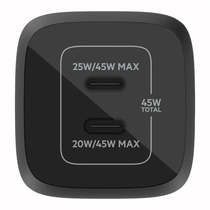 Belkin 30W USB C PD Wall Charger Fast & Safe Charging - Black