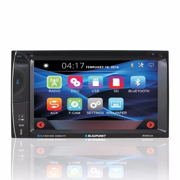 Blaupunkt MIAMI 620 6.2" Touch Screen Multimedia Car Stereo Receiver with Bluetooth