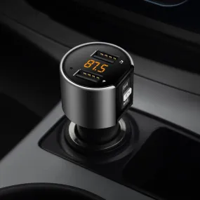 Bluetooth FM Transmitter Car MP3 Modulator Handsfree Bluetooth Car Kit Cigarette Lighter Dual USB Bluetooth car Free Shipping
