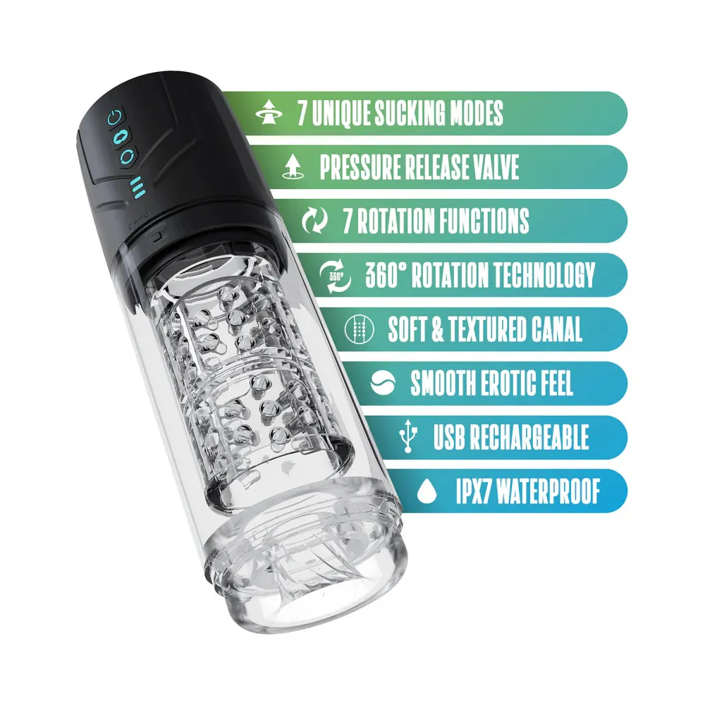 Blush M for Men Whirlwind Pro Rechargeable Male Masturbator - Premium Pleasure Device
