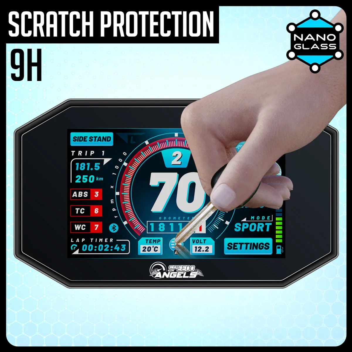 BMW Connectivity NANO GLASS Dashboard Screen Protector   X2 fitting kits