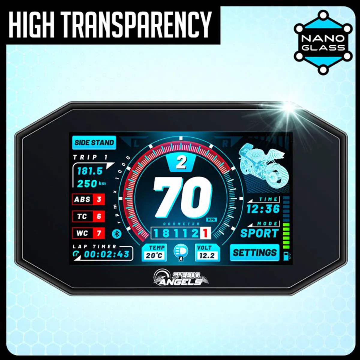 BMW Connectivity NANO GLASS Dashboard Screen Protector   X2 fitting kits