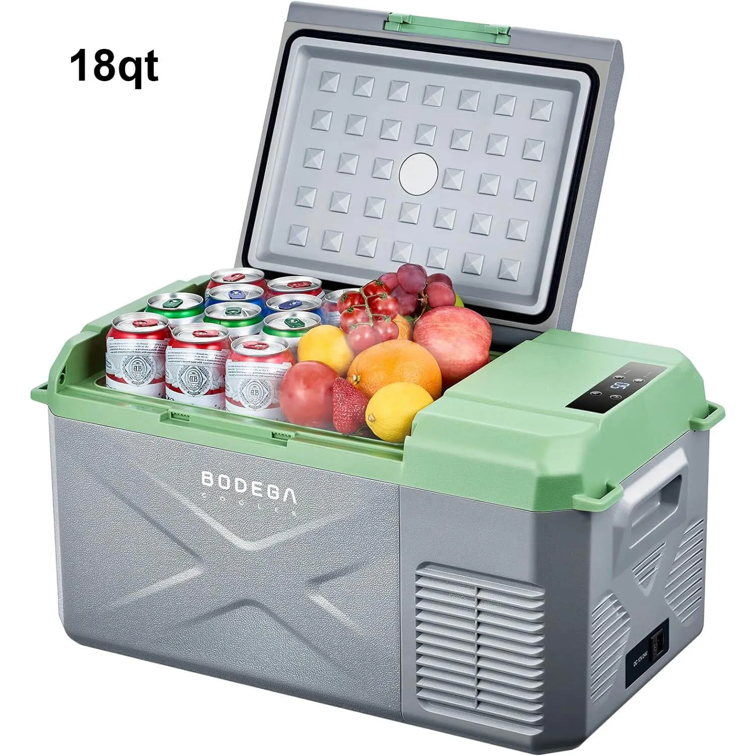 BODEGACOOLER 12 Volt Car Refrigerator 10/17/18/26qt Electric Cooler