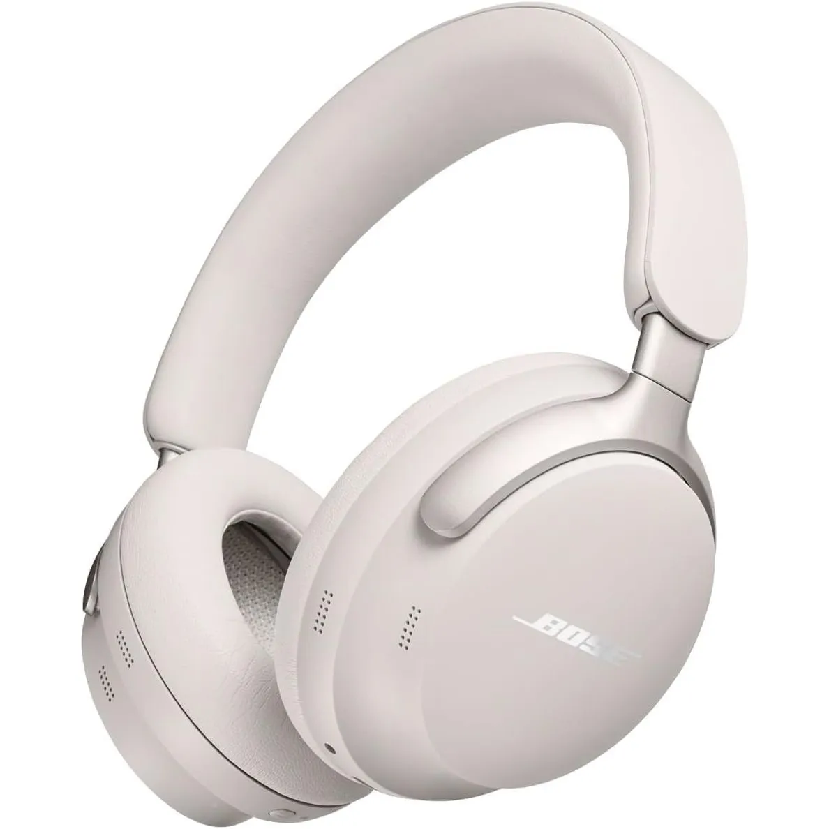 Bose QuietComfort Ultra Wireless Noise Cancelling Headphones with Mic, Spatial Audio, 24-Hour Battery - White Smoke