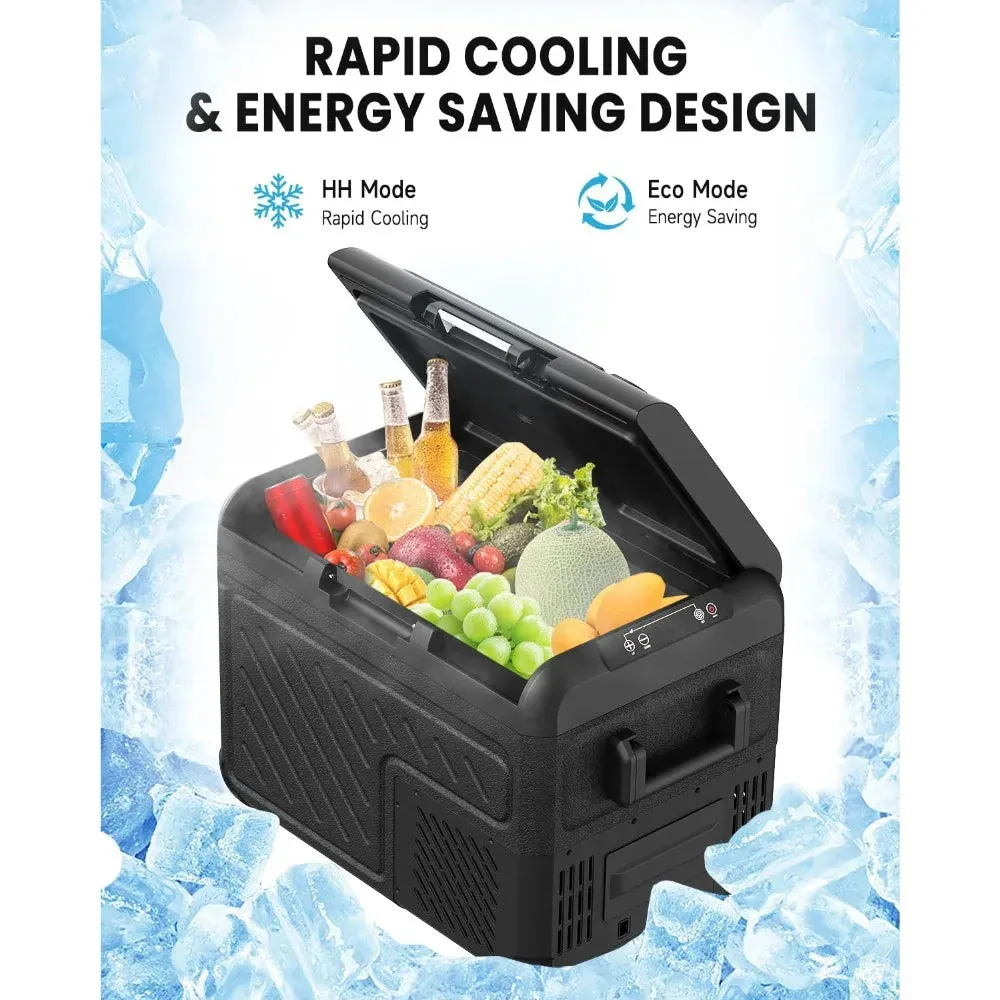 Car Refrigerator, 40Liter(42qt) RV Refrige with 12/24V DC & 110-240V AC, Portable Freezer Electric Compressor Cooler