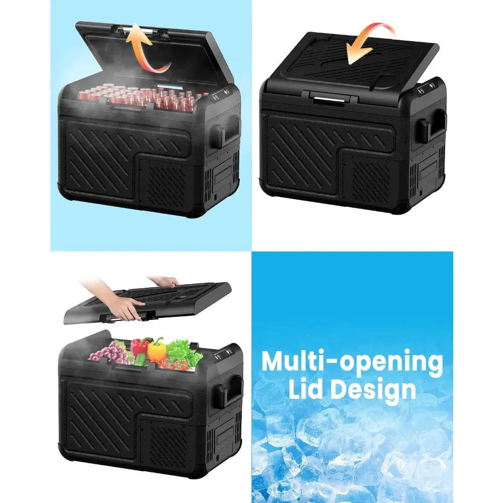 Car Refrigerator, 40Liter(42qt) RV Refrige with 12/24V DC & 110-240V AC, Portable Freezer Electric Compressor Cooler