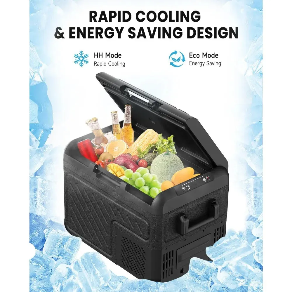 Car Refrigerator, 40Liter(42qt) RV Refrige with 12/24V DC & 110-240V AC, Portable Freezer Electric Compressor Cooler