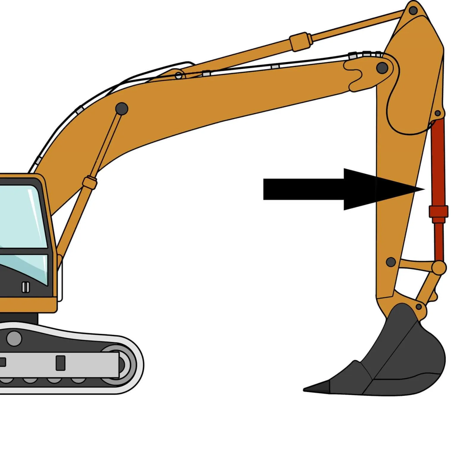 Cat 305E2 CR Bucket Cylinder s/n DJX00001-UP Cushion Seal Kit