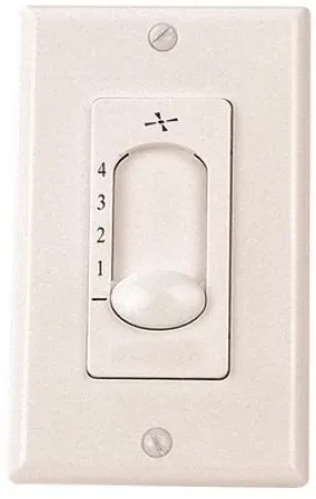 Ceiling Fan 4 Speed Control Slide Type White