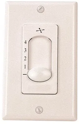 Ceiling Fan 4 Speed Control Slide Type White