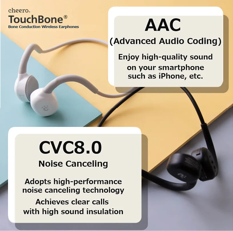 cheero TouchBone  【Bone Conduction Earphones 】