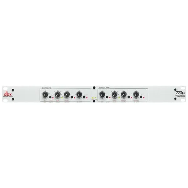 DBX 223xs Stereo 2-Way/Mono 3-Way Crossover