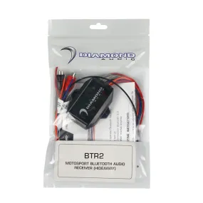 Diamond Audio Motorsport Waterproof Bluetooth Hideaway Receiver Wireless BTR2