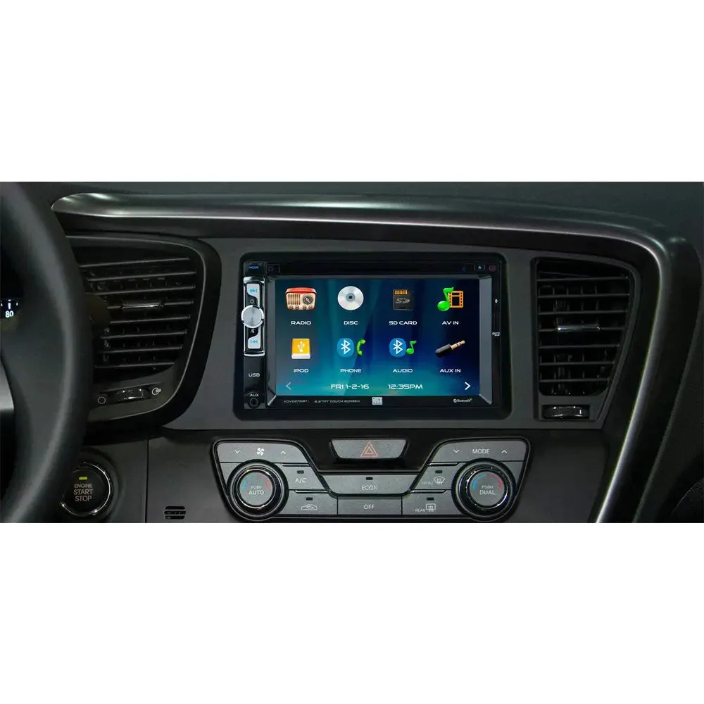 Dual XDVD276BT 6.2" Double DIN Multimedia DVD Receiver Touchscreen Bluetooth