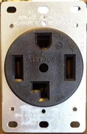 EasySplit 220™ #27 30A 240v Splitter, 5ft. cable NEMA 14-30 plug (1996 ) to one 14-30 outlet and one L14-30 outlet with kWh meter