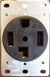 EasySplit 220™ #3 30A 240v Splitter, 5ft. cable NEMA 14-30 plug (1996 ), one 14-30 outlet, one L6-30 outlet with kWh/Watt/Volt/Amp meter